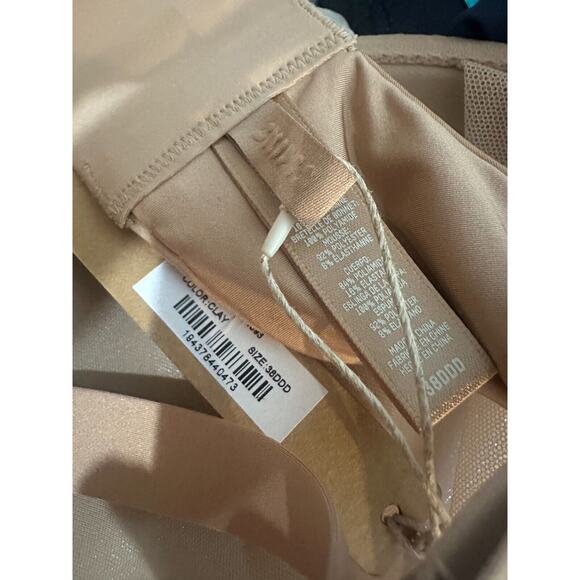 NWT Skims Weightless Demi Bra Underwire Adjustable BR-DEM-1893 Brown Size 38DDD - Picture 5 of 11